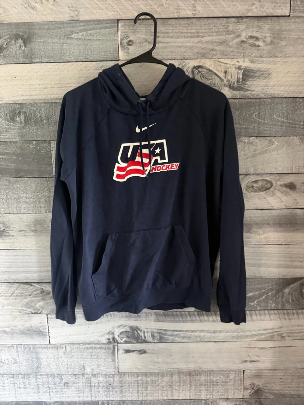 Nike Navy USA Hockey Zip-Up Sweater